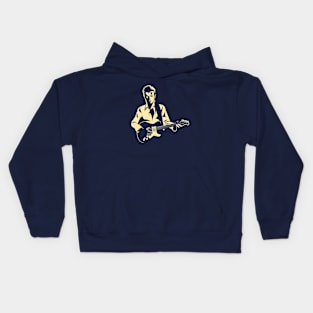 guitarist vintage Kids Hoodie